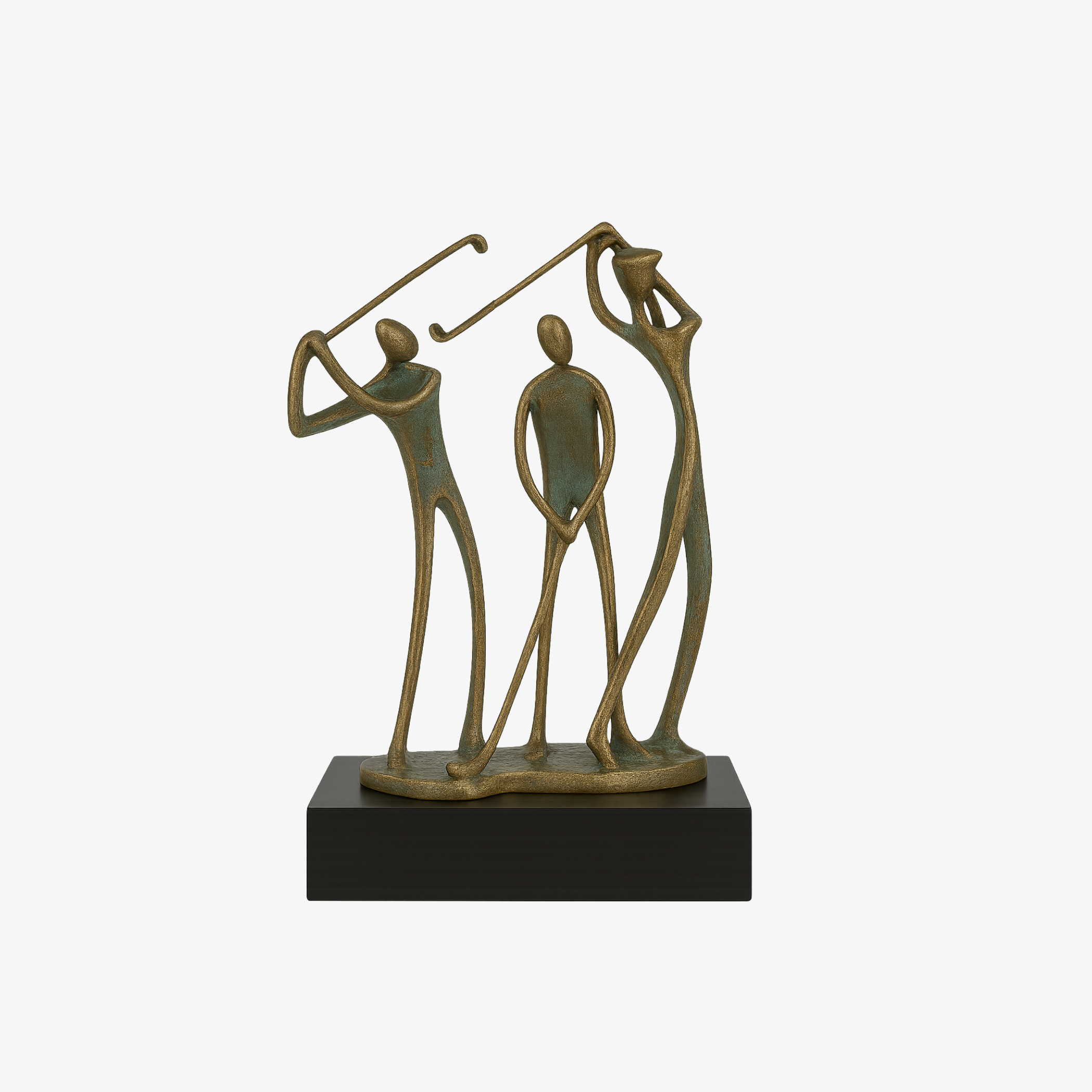 Trofeo de equipo en bronce para golf