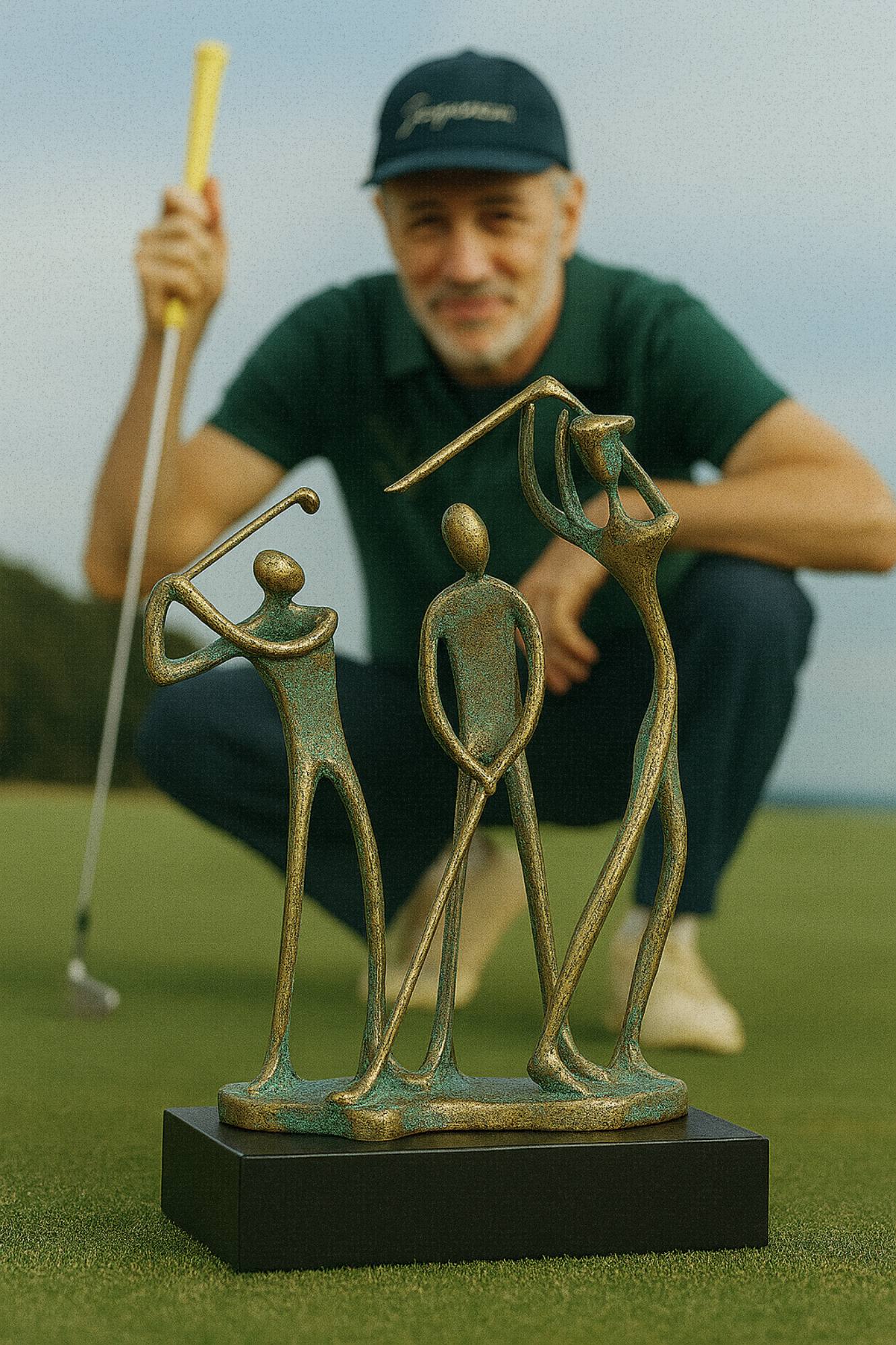 Galería de trofeos de golf hechos a mano