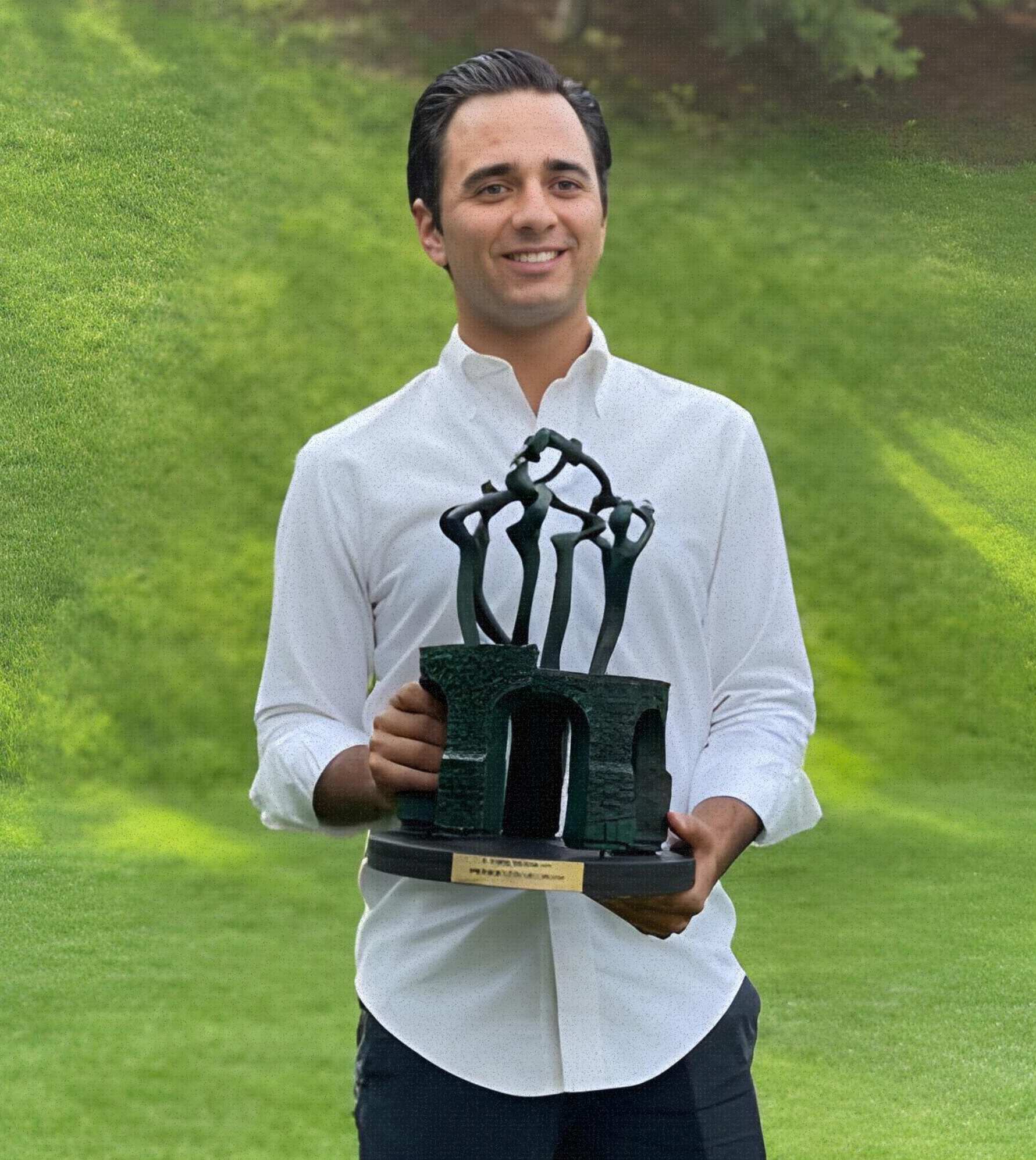 Trofeo artístico para torneo de golf